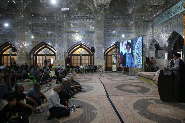 تصاویر| برگزاری مراسم بزرگداشت قاری روشن دل قرآن کریم در آستان مقدس سیدعلاالدین حسین(ع)