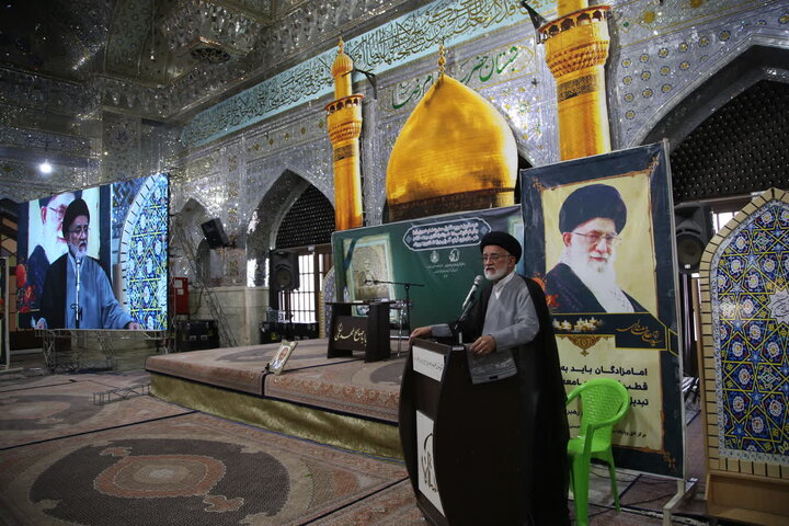 تصاویر| برگزاری مراسم بزرگداشت قاری روشن دل قرآن کریم در آستان مقدس سیدعلاالدین حسین(ع)