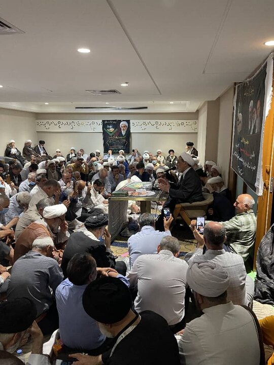 Photos: Imam Baqir mourning ceremony held by office of Ayatollah Fazel Lankarani in Mecca