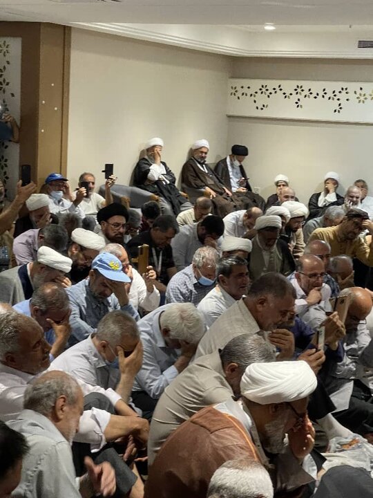 Photos: Imam Baqir mourning ceremony held by office of Ayatollah Fazel Lankarani in Mecca