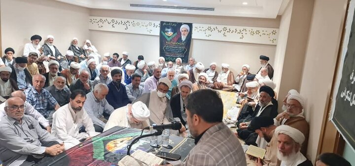 Photos: Imam Baqir mourning ceremony held by office of Ayatollah Fazel Lankarani in Mecca