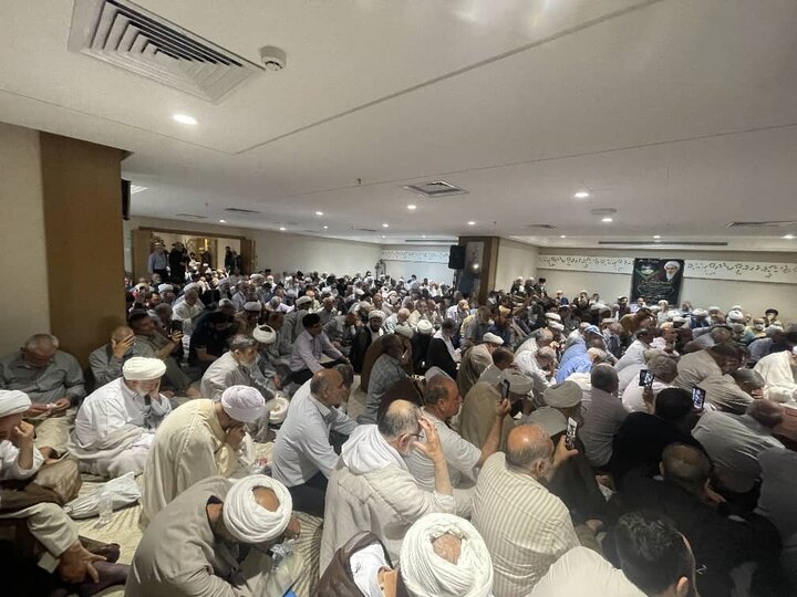 Photos: Imam Baqir mourning ceremony held by office of Ayatollah Fazel Lankarani in Mecca
