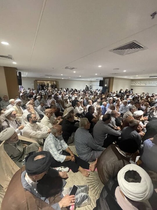 Photos: Imam Baqir mourning ceremony held by office of Ayatollah Fazel Lankarani in Mecca