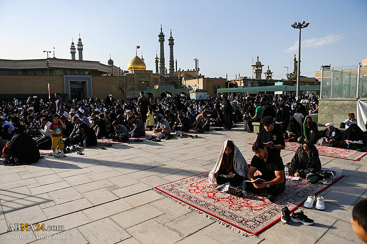 دعای عرفه در حرم حضرت معصومه(س)