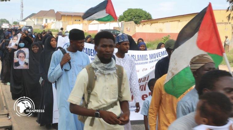Nigerian students stage pro-Palestine rally on Imam Khomeini’s demise anniversary