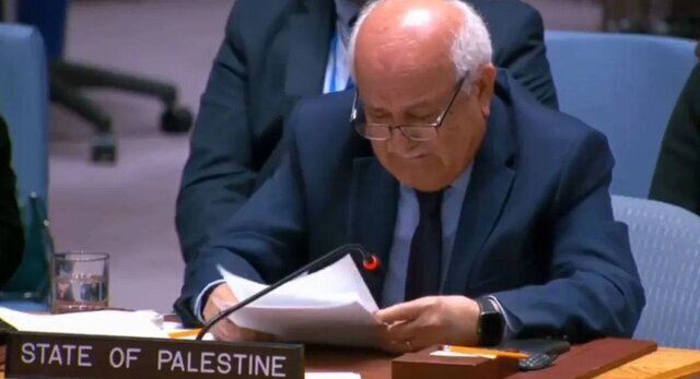 Mwakilishi wa Palestina katika Baraza la Usalama la Umoja wa Mataifa: "Fanikisha kuwasukuma Waisraeli kusitisha mauaji ya kimbari yanayoendelea"
