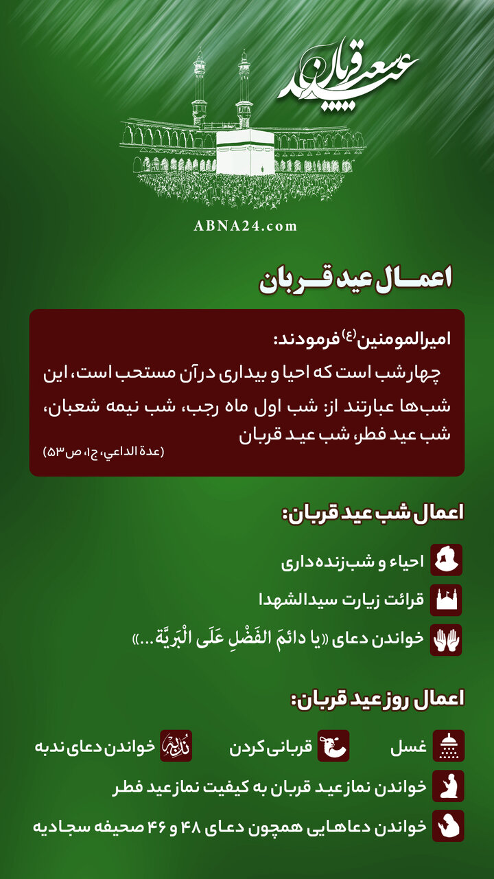 اینفوگرافی | اعمال عید قربان