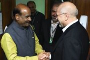 ब्रिक्स फोरम मे भारतीय समकक्ष ओम बिरला से मिले बाक़िर कालीबाफ़ 
