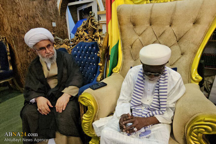 دیدار آیت الله رمضانی با مفتی کل مسلمانان کشور غنا