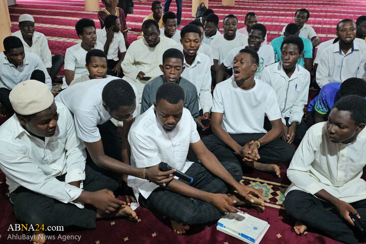 دیدار جمعی از جوانان غنا با آیت الله رمضانی