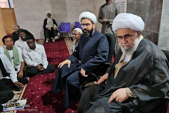 دیدار جمعی از جوانان غنا با آیت الله رمضانی