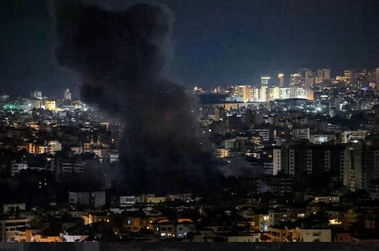 الاحتلال الصهيوني يشن عدوانا كبيرا على الضاحية الجنوبية لبيروت بالتنسيق مع أمريكا