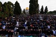 80,000 Palestinians aather at Al-Aqsa for Eid Prayers amid Israeli restrictions