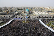Photos: Arafah Prayer recited at Imam Reza Shrine