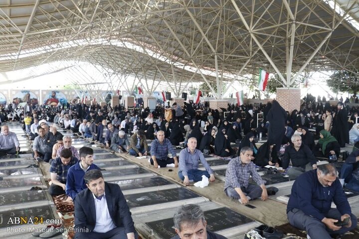 Photos: Arafah prayers ceremony held at Tabriz Martyrs Cemetery