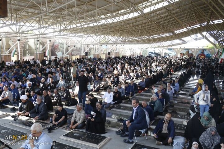 Photos: Arafah prayers ceremony held at Tabriz Martyrs Cemetery