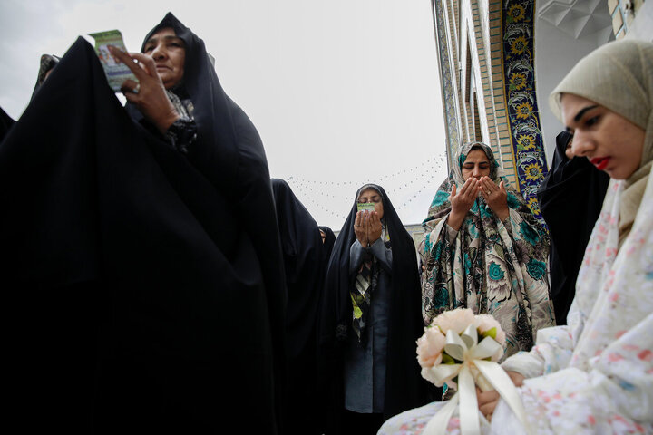 Photos: Eid al-Adha prayers at Imam Reza holy shrine