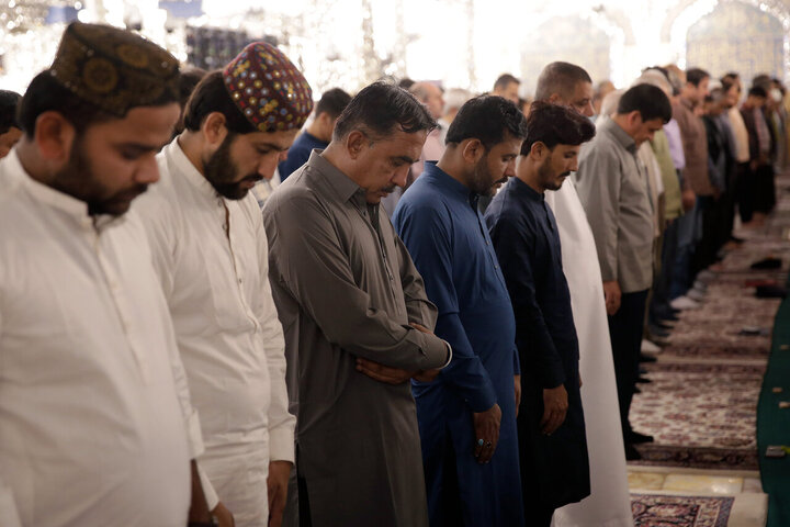 Photos: Eid al-Adha prayers at Imam Reza holy shrine