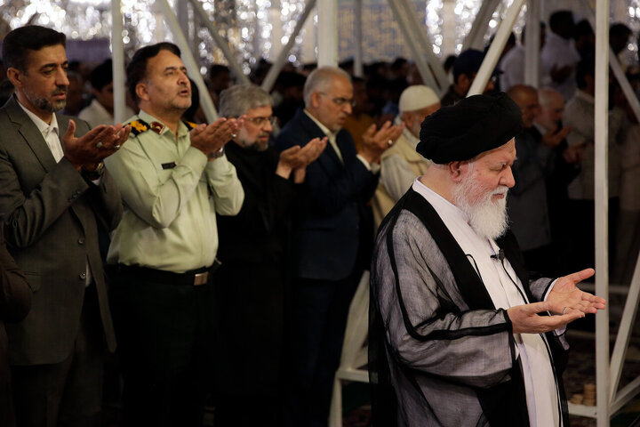 Photos: Eid al-Adha prayers at Imam Reza holy shrine