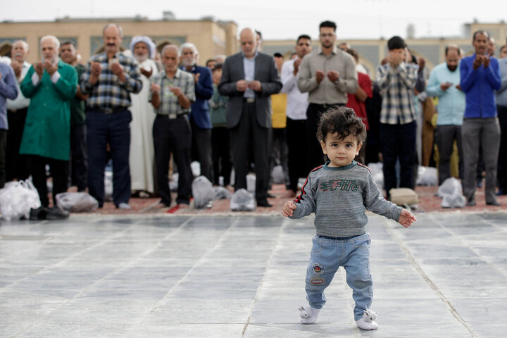 Photos: Eid al-Adha prayers at Imam Reza holy shrine