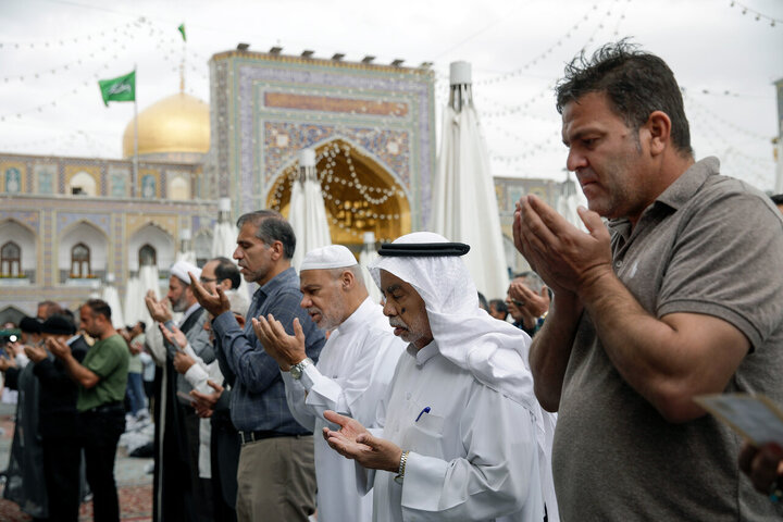 Photos: Eid al-Adha prayers at Imam Reza holy shrine