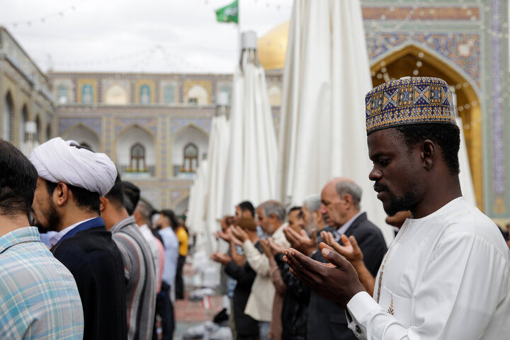 Photos: Eid al-Adha prayers at Imam Reza holy shrine