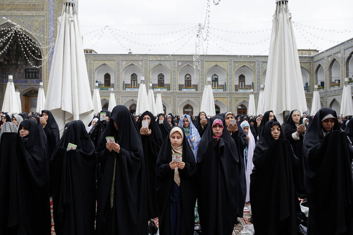 Photos: Eid al-Adha prayers at Imam Reza holy shrine