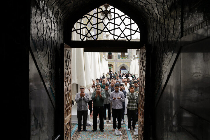 Photos: Eid al-Adha prayers at Imam Reza holy shrine