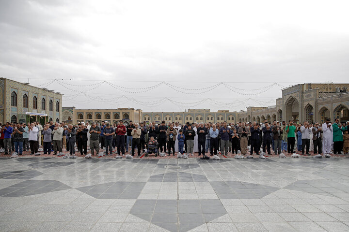 Photos: Eid al-Adha prayers at Imam Reza holy shrine