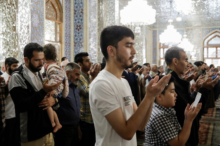 Photos: Eid al-Adha prayers at Imam Reza holy shrine