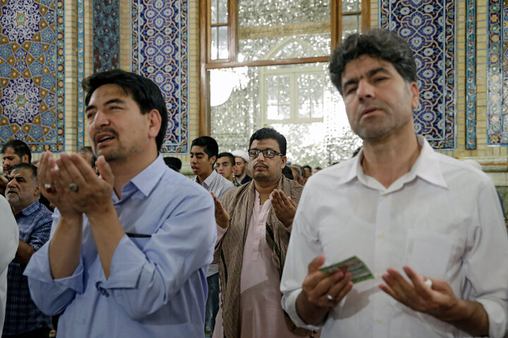 Photos: Eid al-Adha prayers at Imam Reza holy shrine
