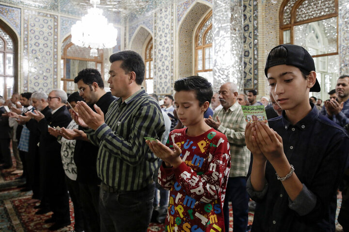 Photos: Eid al-Adha prayers at Imam Reza holy shrine