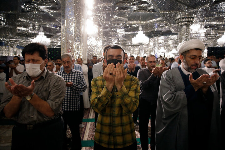Photos: Eid al-Adha prayers at Imam Reza holy shrine