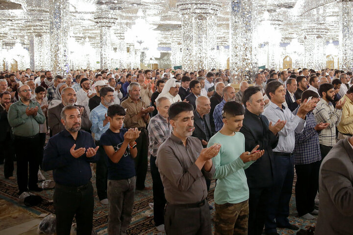 Photos: Eid al-Adha prayers at Imam Reza holy shrine
