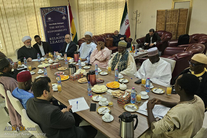 غانا میں ادیان و مذاہب کا تاریخی اجلاس، آیت‌ اللہ رمضانی کی شرکت