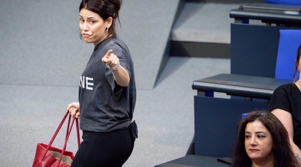 Iran condemns Germany for expelling MP over Palestine T-shirt