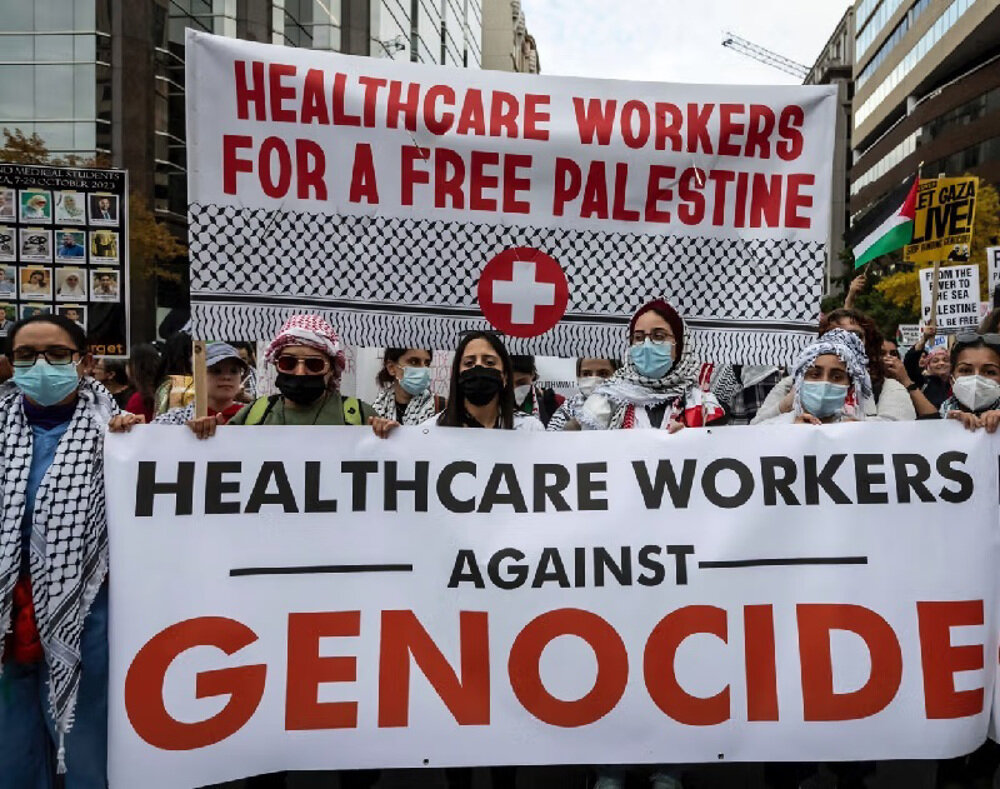 Doctors Against Genocide converge on US Senate; police make arrests
