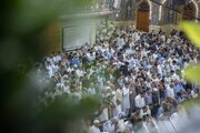 Crowds of believers commemorate Eid al-Adha prayer in courtyard of al-Abbas shrine (+Photos)