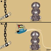 کاریکاتیر / السفينة مادلين تقترب من سواحل غزة
