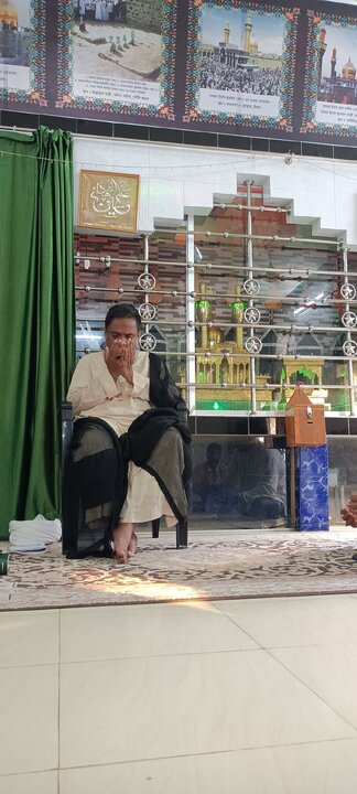 ဘင်္ဂလားဒေ့ရှ် နိုင်ငံ တွင်  ရှီအဟ်မွတ်စလင်မ်များ ၏ စုပေါင်း ဒိုအာယေ အရ်ဖဟ် ဖတ်ရွတ် နေသည့် ပုံရိပ်များ ။ ။ Photos