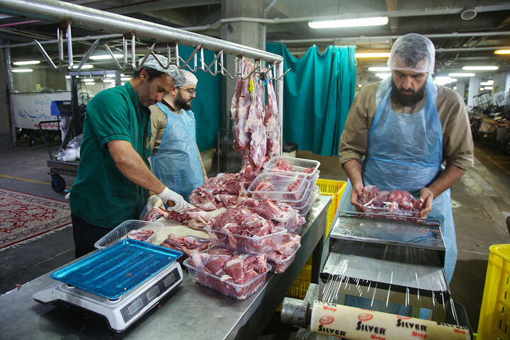 Photos: Packaging of Eid al-Adha sacrificial meat at Hazrat Masoumeh Holy Shrine