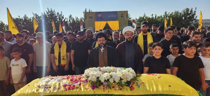 حزب الله وجماهير المقاومة يشيّعون الشّهيد علي حيدر في كونين جنوب لبنان