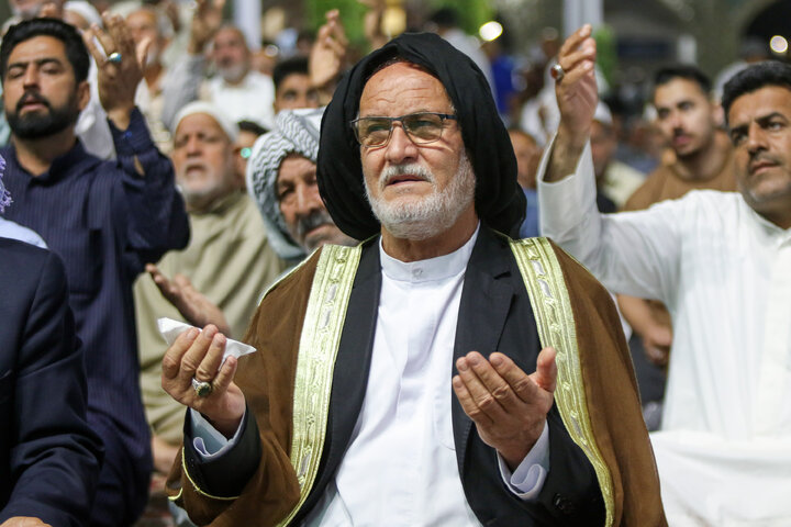 جشن زائران عرب‌زبان بارگاه منور رضوی در عید قربان