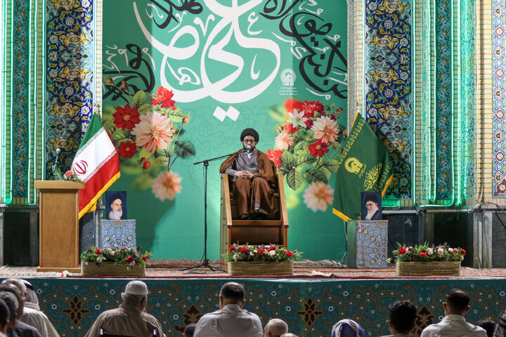 جشن زائران عرب‌زبان بارگاه منور رضوی در عید قربان