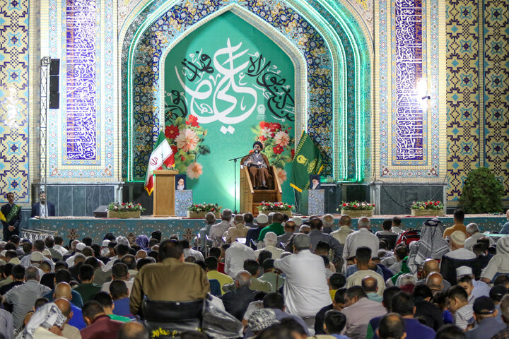 جشن زائران عرب‌زبان بارگاه منور رضوی در عید قربان