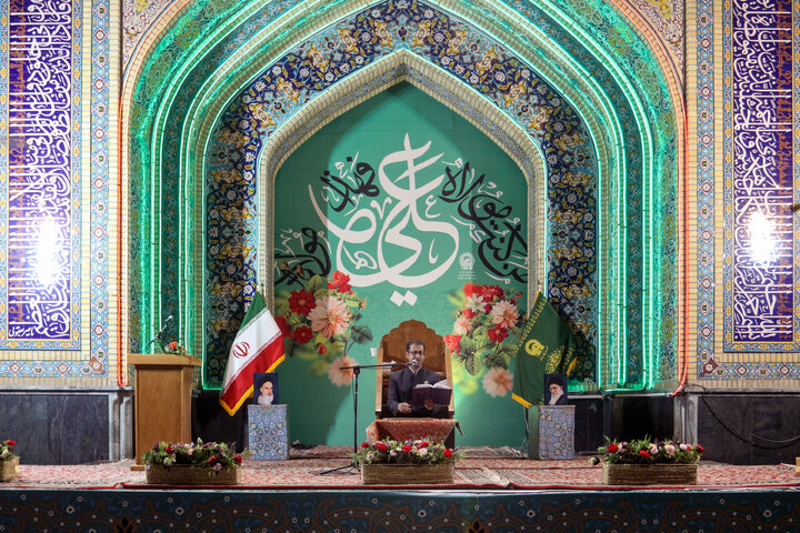 جشن زائران عرب‌زبان بارگاه منور رضوی در عید قربان