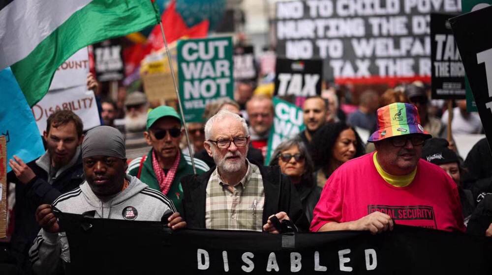 Thousands protest UK’s austerity and military spending in London rally