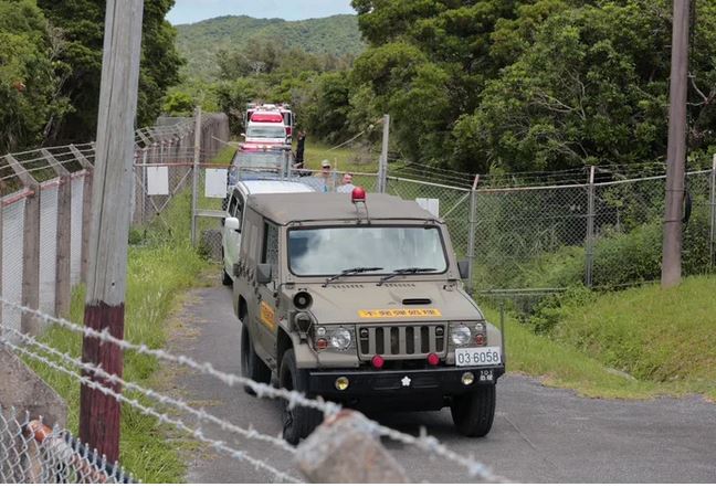 Explosión en un almacén de municiones de la base estadounidense de Kadena en Okinawa deja cuatro soldados japoneses heridos