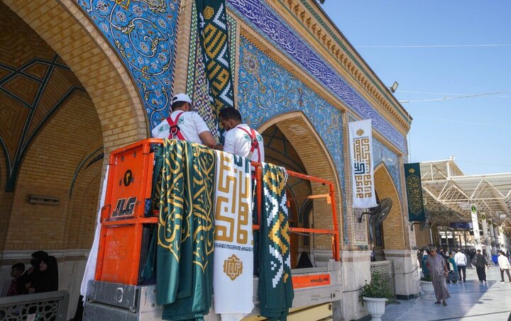 Photos: Imam Ali holy shrine decorated for Eid al-Ghadir
