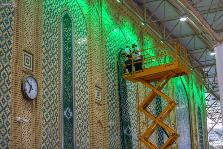 Photos: Imam Ali holy shrine decorated for Eid al-Ghadir